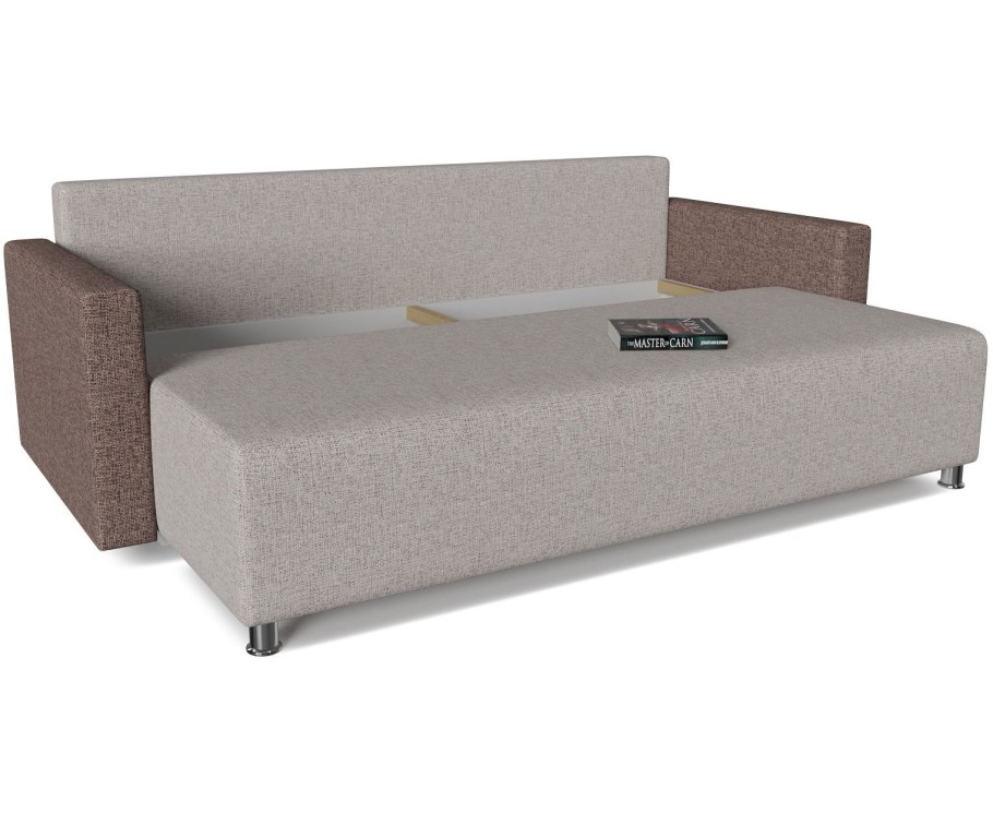 Диван прямой Олимп-1 пружинный блок с ножками-кубышками