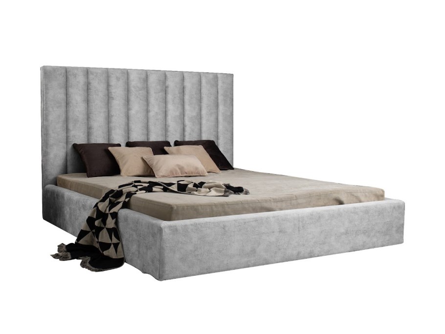 Кровать Келли Ладья 160 серая