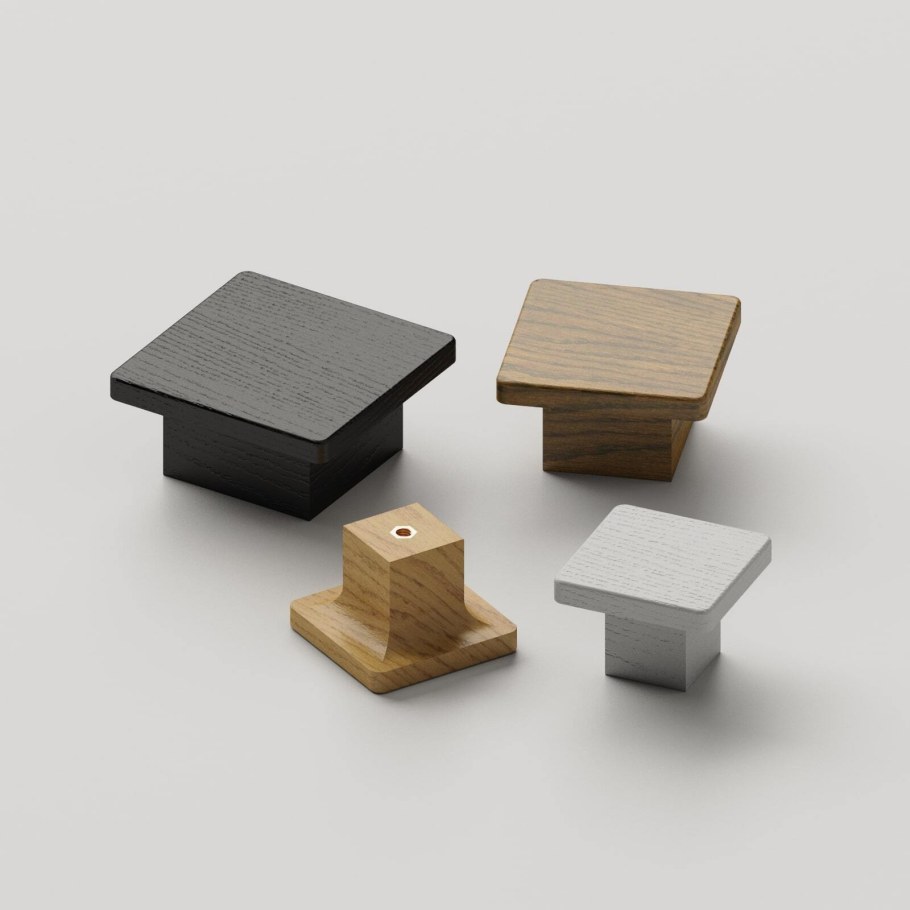 Ручка-кнопка мебельная 2715 цвет черный "Сазар"