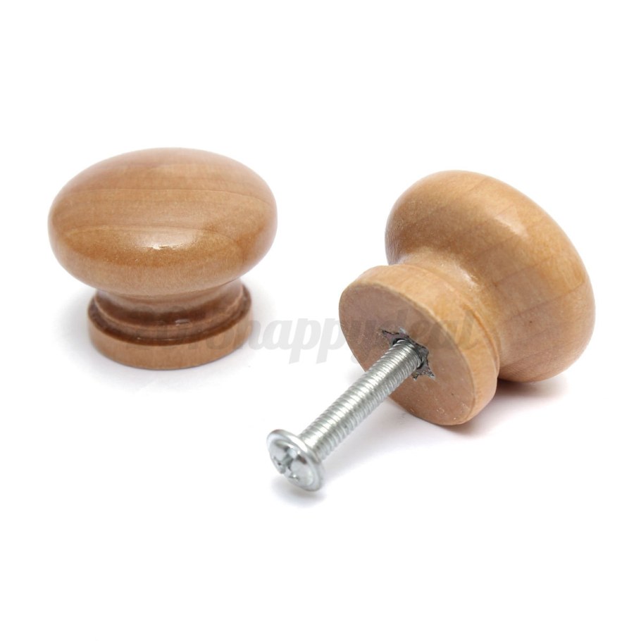 Ручка мебельная деревянная круглая