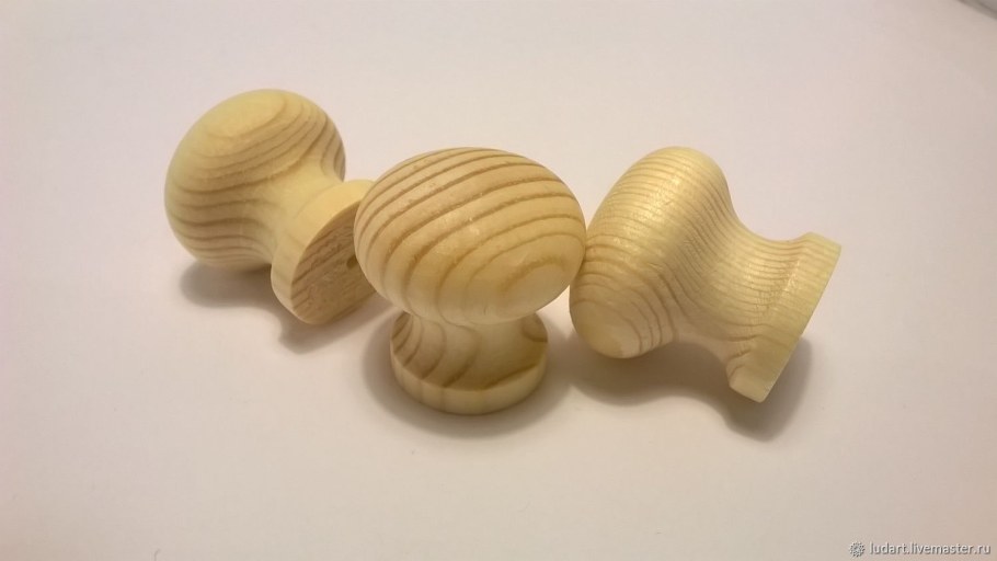 Ручка деревянная круглая