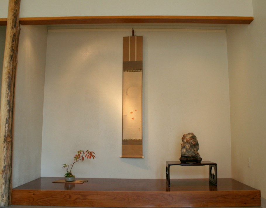 Японский интерьер ниша токонома