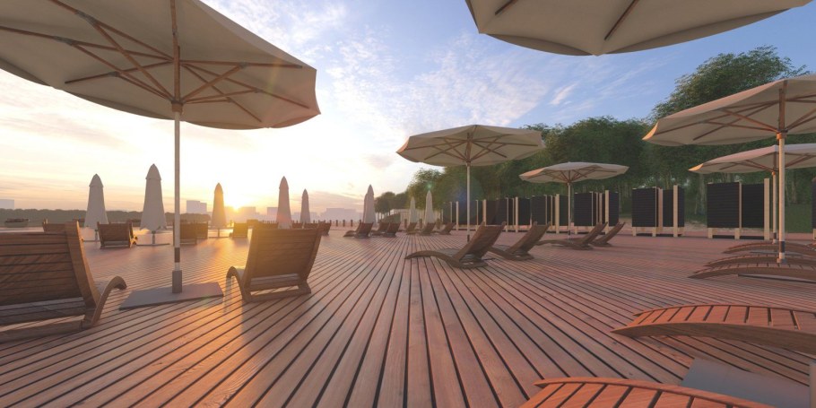 Открытый бассейн Речной вокзал