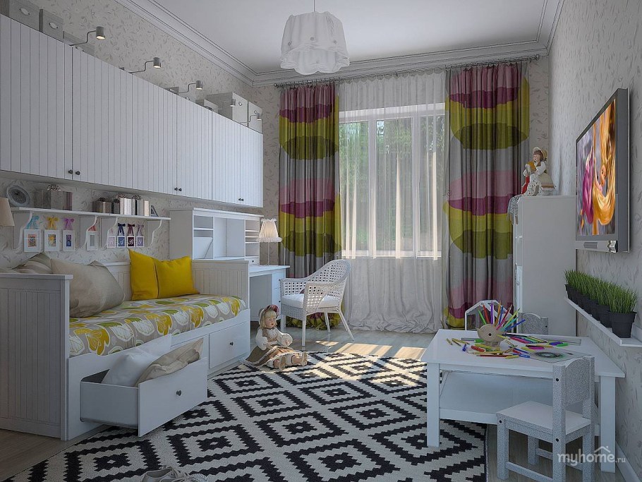 Детская комната для девочки икеа