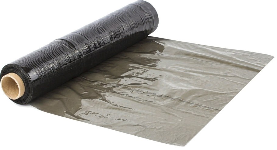 Стретч-плёнка 23 мкм 450 мм х 100 м, цвет чёрный