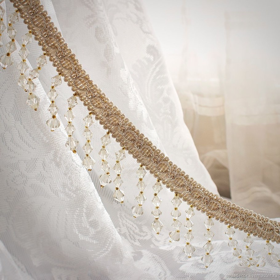 Стеклярус для штор