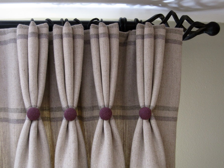 Красивые складки на шторах