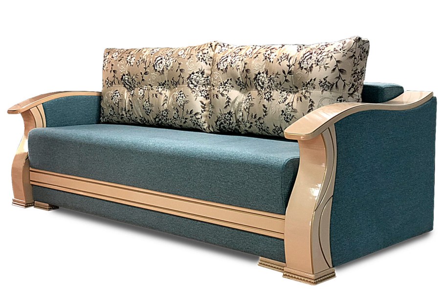 Диван золотой 2 фабрика Анна