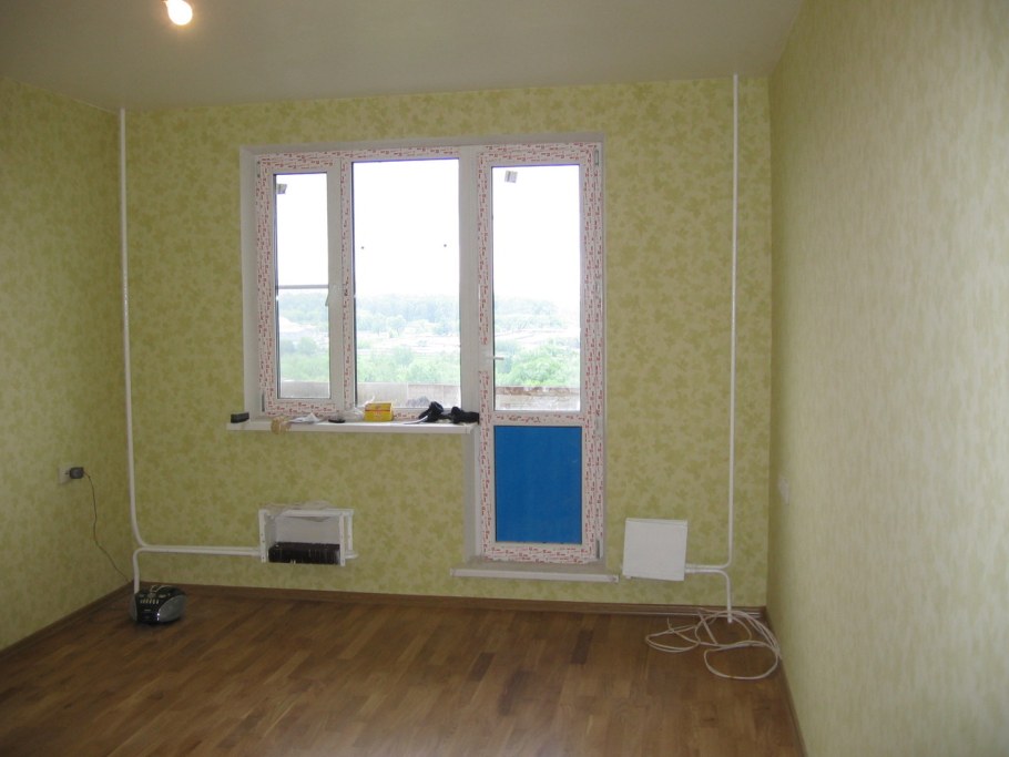 Отделка комнаты эконом