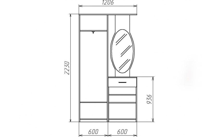 Прихожая Соло-5