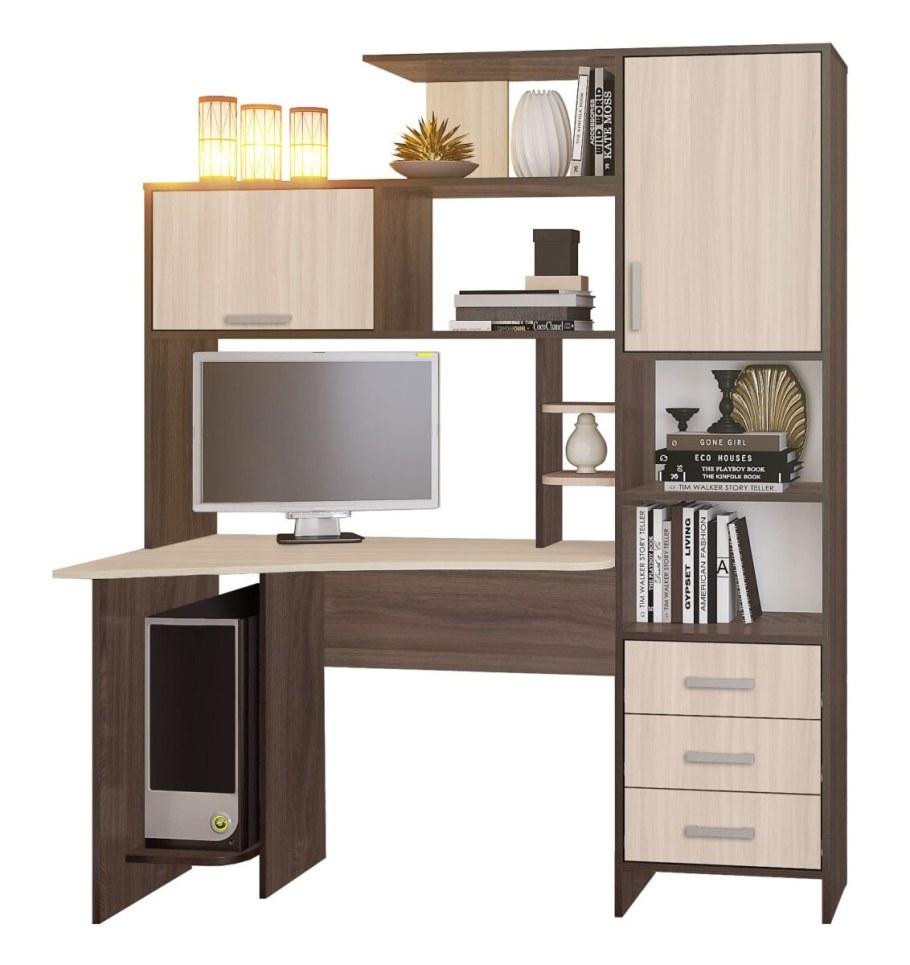 Компьютерный стол № 2 венге/белфорт