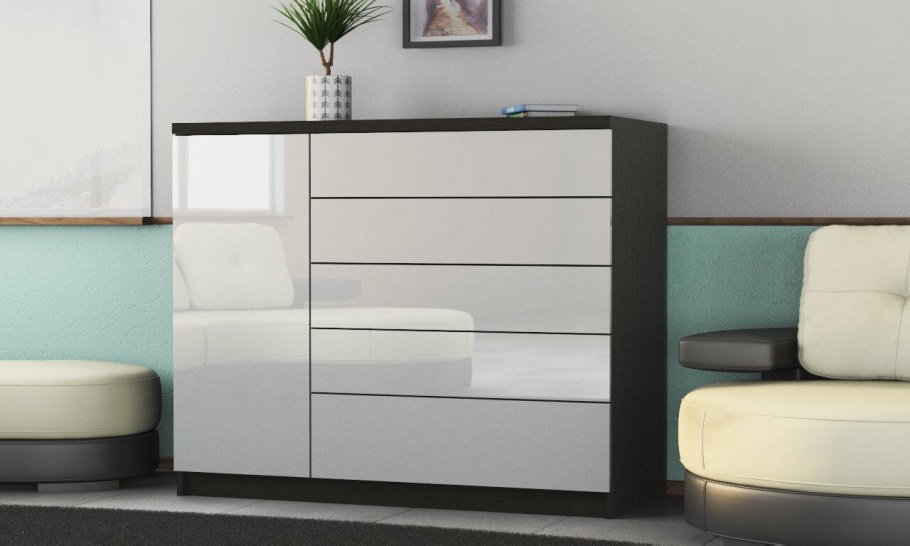 Шайн 23 глянцевый комод BMS