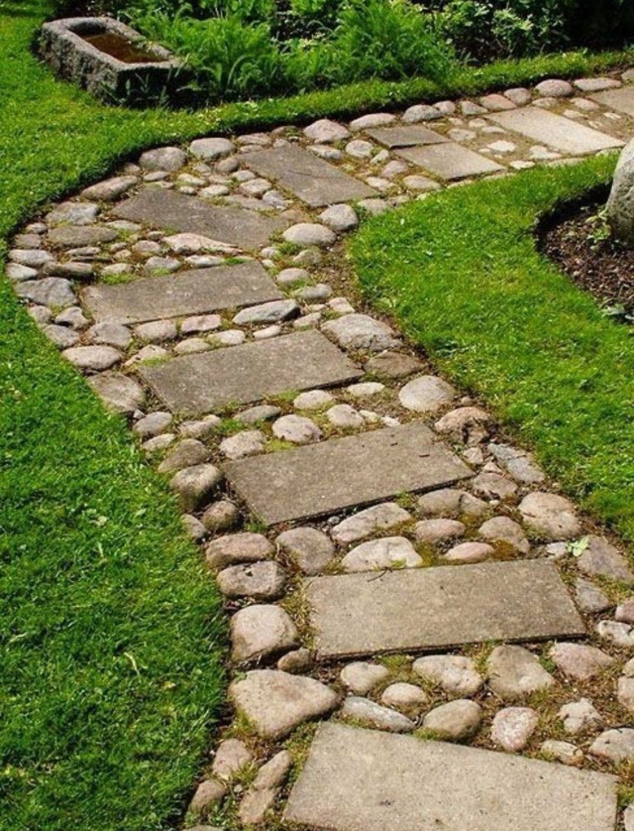 Садовые дорожки из камня