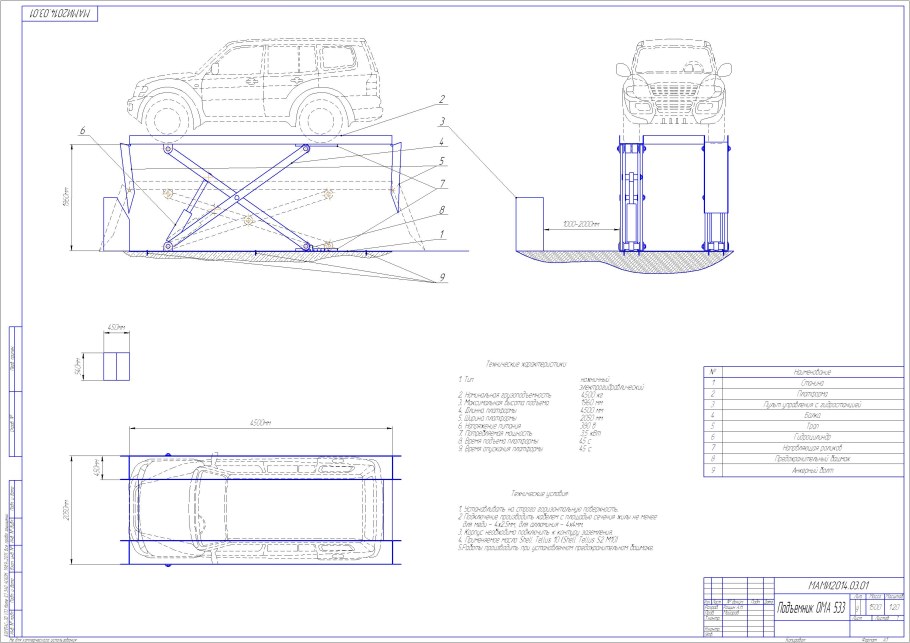 Патентный поиск подкатного домкрата