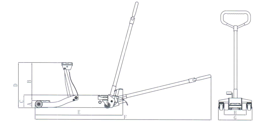 Подъемник подкатной ПП-3 чертеж