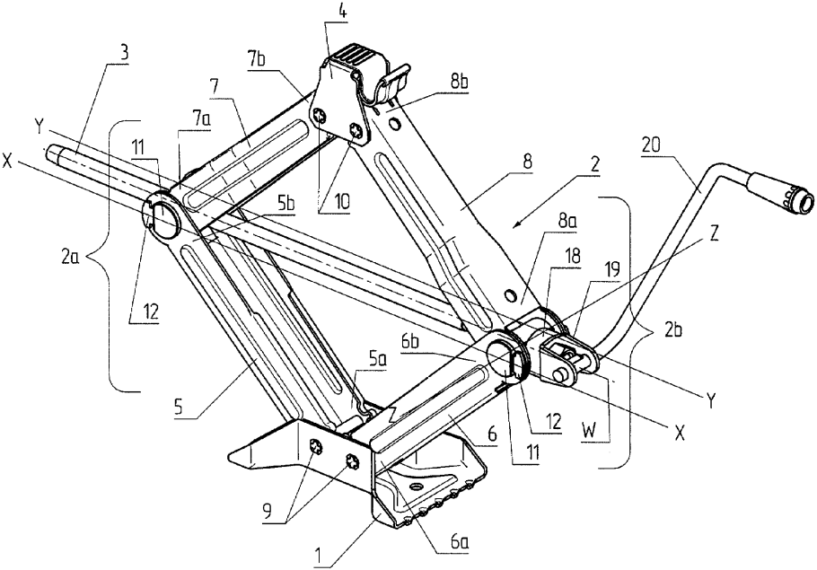 Подкатной домкрат 3 т схема конструкция