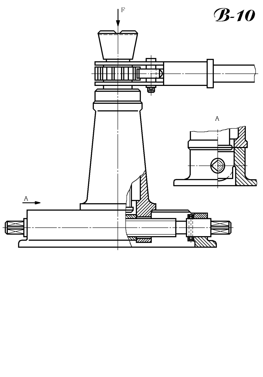 Домкрат винтовой механический чертеж