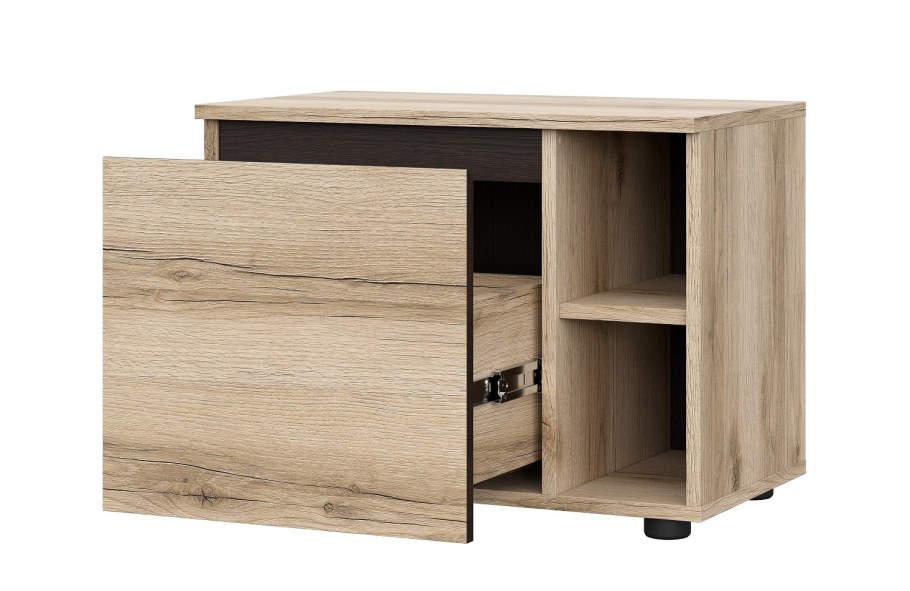 Зеркало-шкаф Style line берген 750 графит