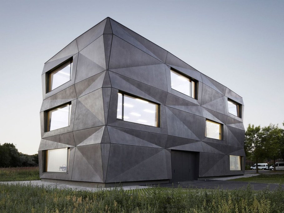 Индастриал архитектура экстерьер бетон