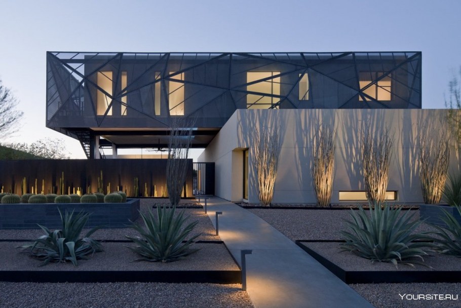 Модернистский дом в США частная архитектура