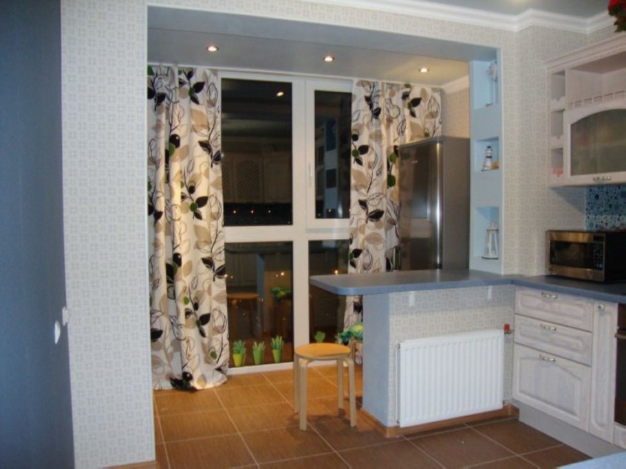 Объединение лоджии с комнатой