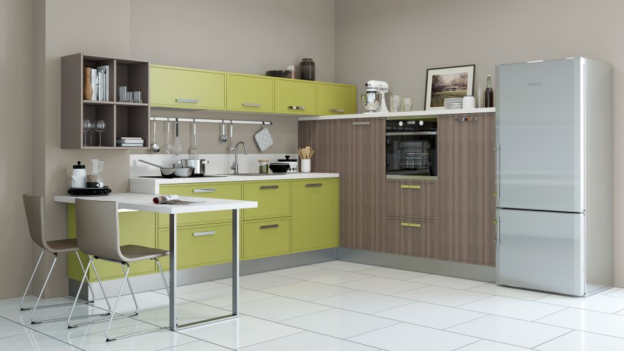 Кухня с фасадами AGT 3022