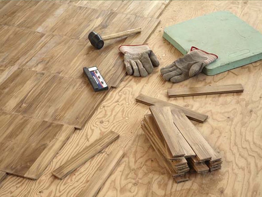 Укладка пола в квартире