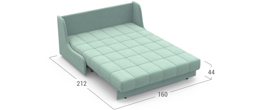 Диван аккордеон Люкс 1,55