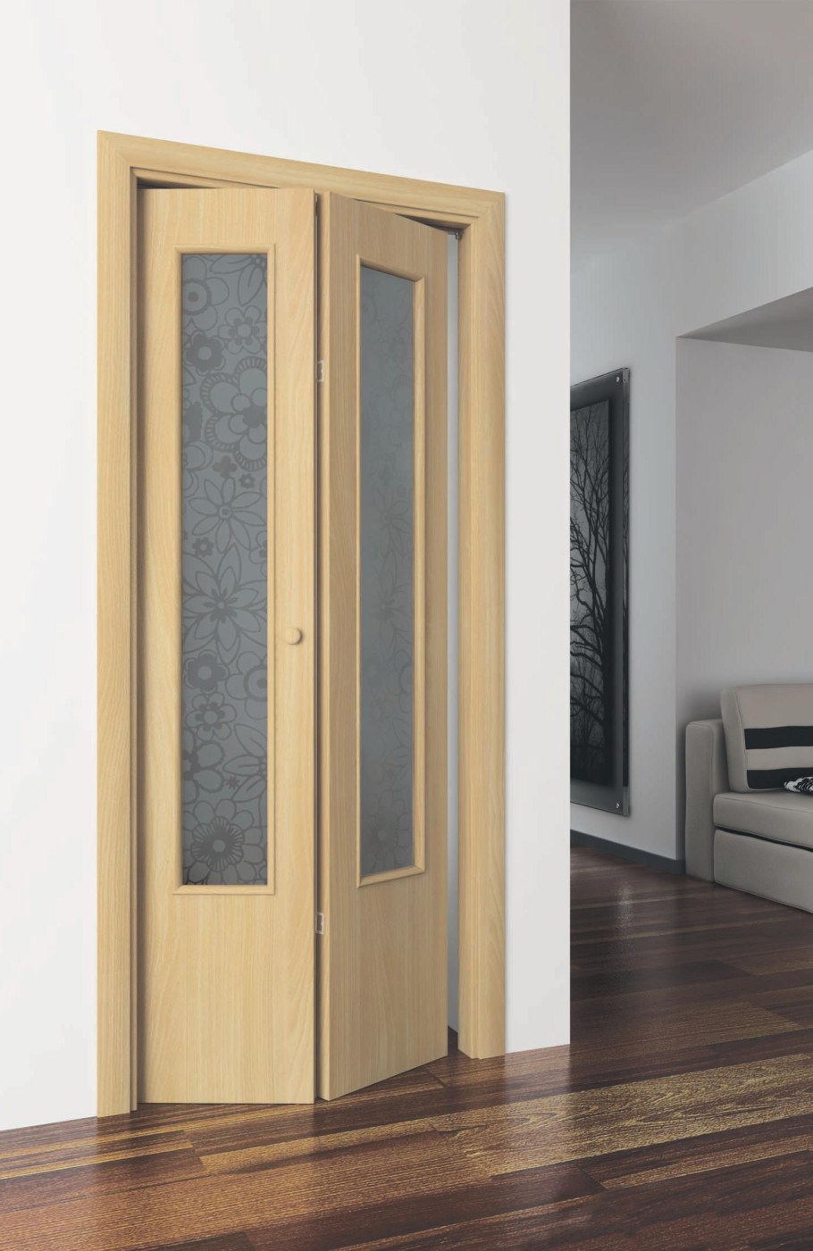 Дверь-гармошка межкомнатная