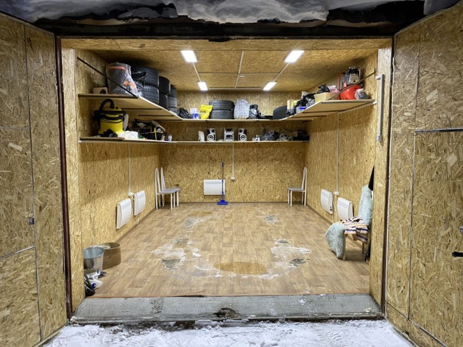 Отделка стен гаража изнутри