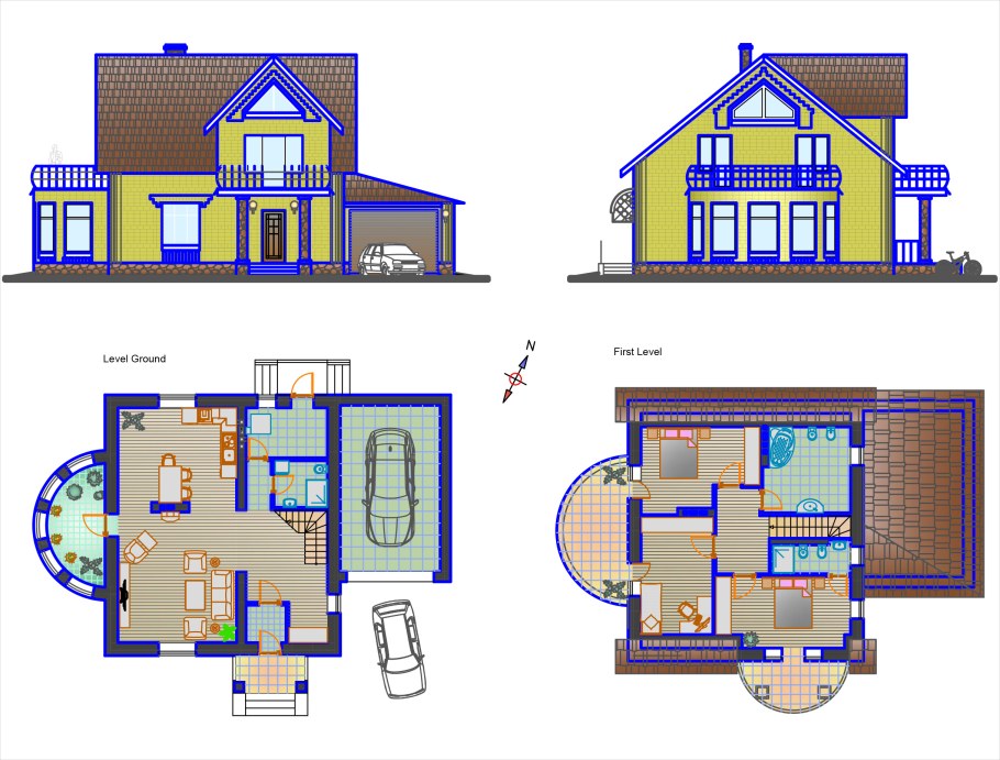 Дома с проектом 10х10 с мансардой одноэтажный Альфаплан