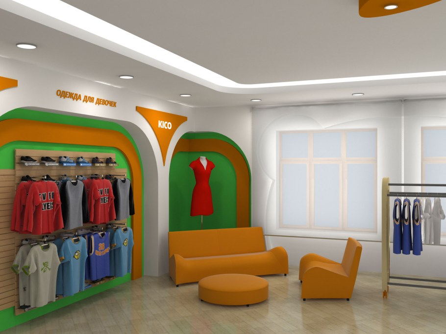 Проект магазина детской одежды