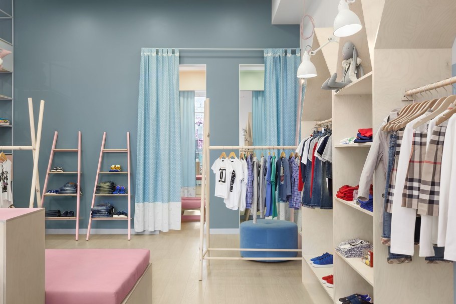 Шоу рум детской одежды