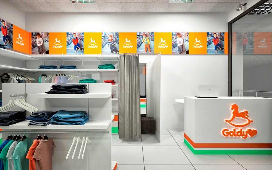 Проект магазина детской одежды