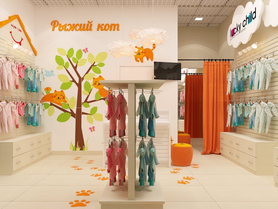 Интерьер детского магазина