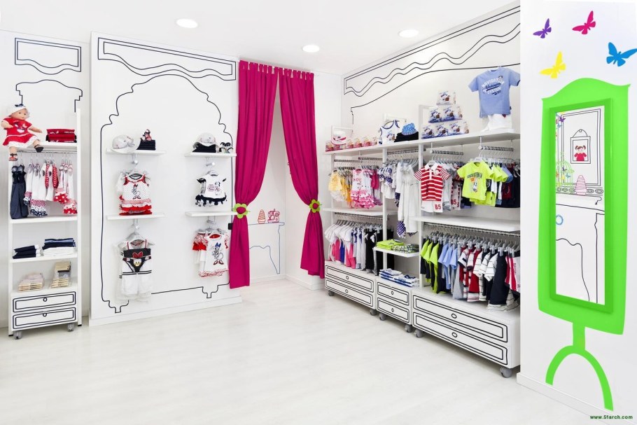 Шоу рум детской одежды