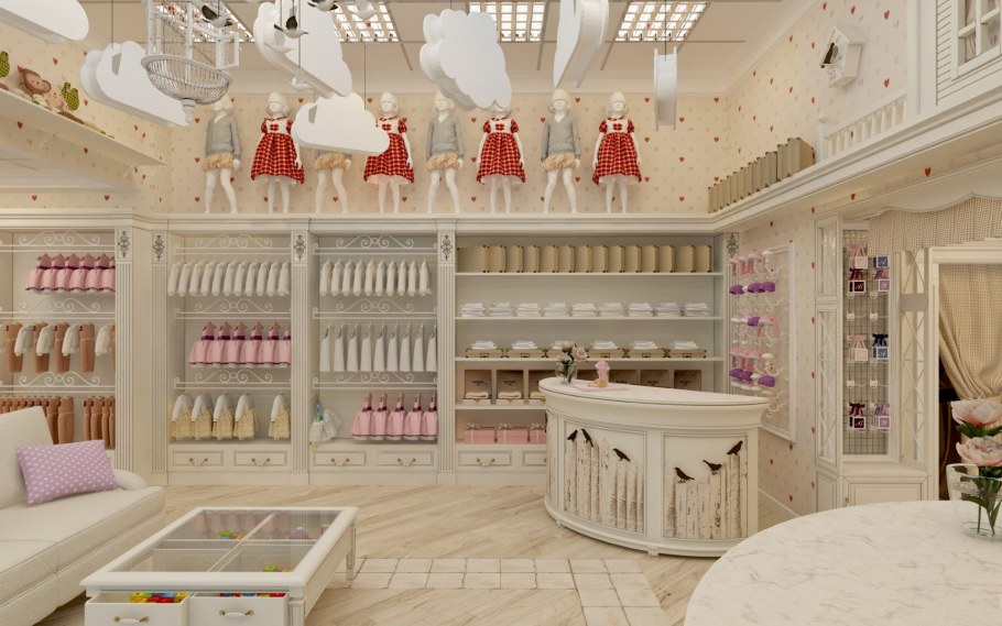 Интерьер детского магазина