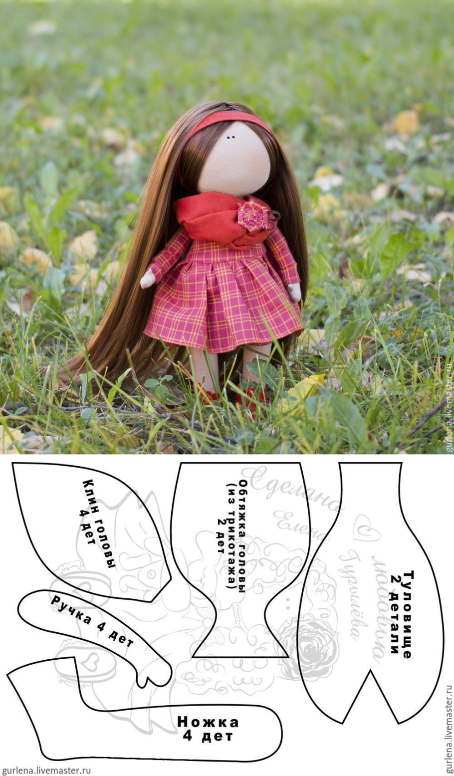 Текстильная кукла Елены Гурылевой