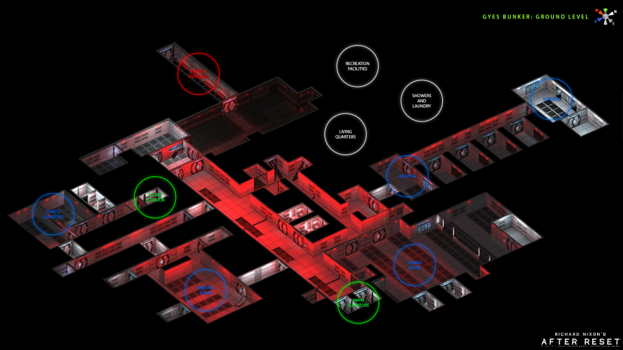 План военного бункера