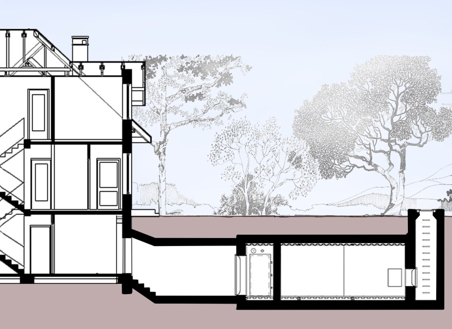 Проекты домов с подземным бункером