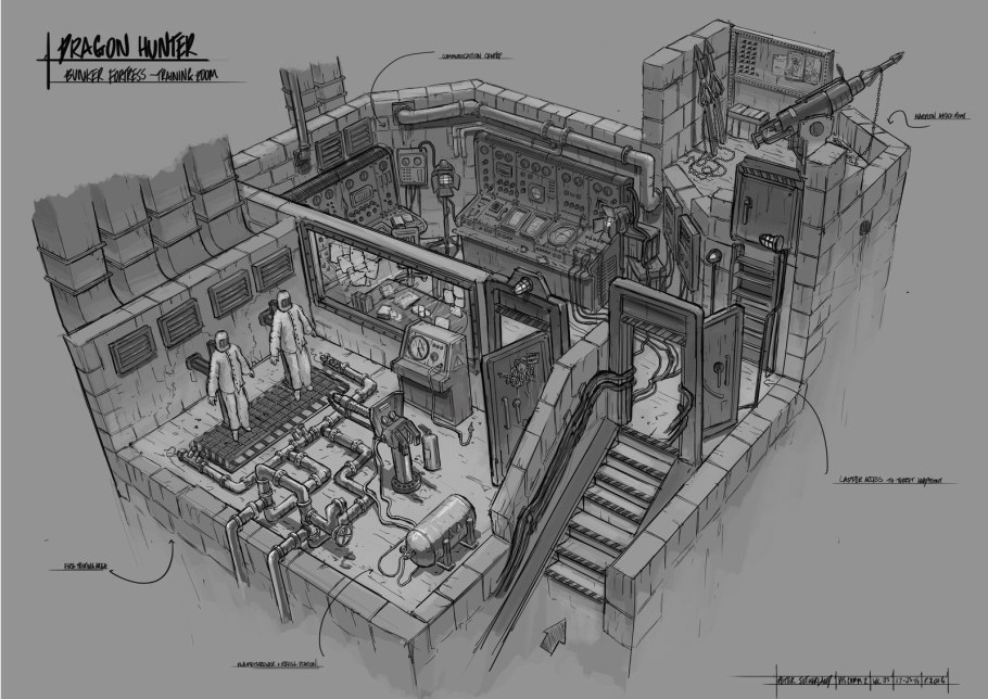 Подземный бункер план