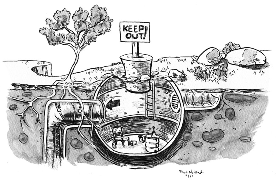 Бункер рисунок