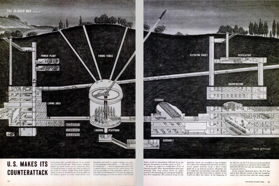 Бункер от ядерного взрыва схема