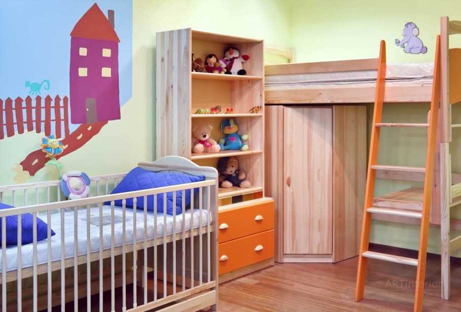 Детская комната для разновозрастных мальчишек