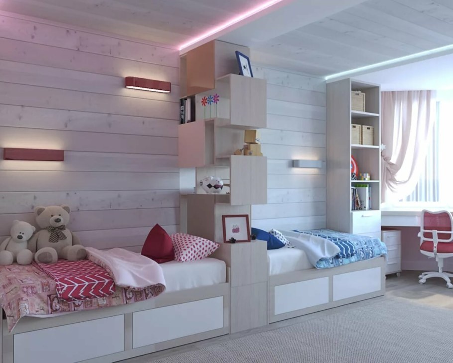 Комната 15 кв м для двоих детей разнополых