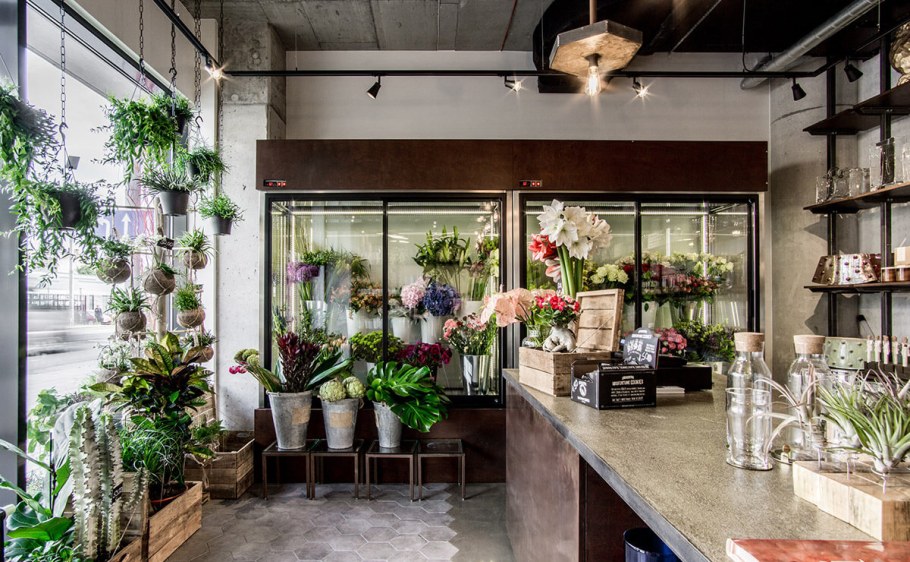 Интерьер флористического салона