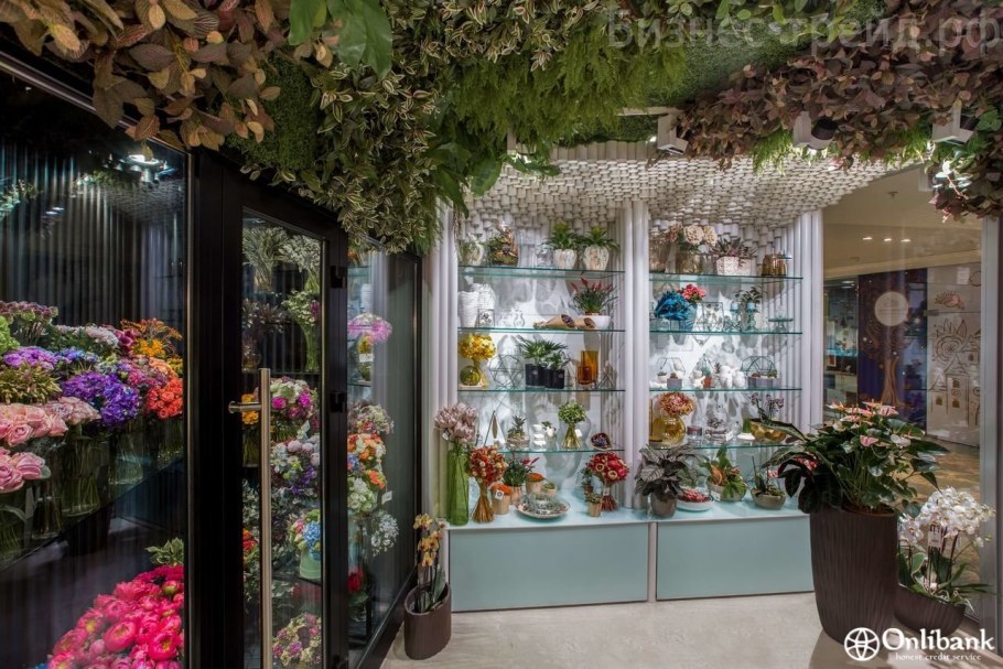 Фасад цветочного магазина
