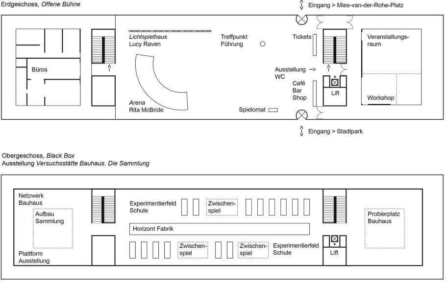 Чертежи дома Дессау
