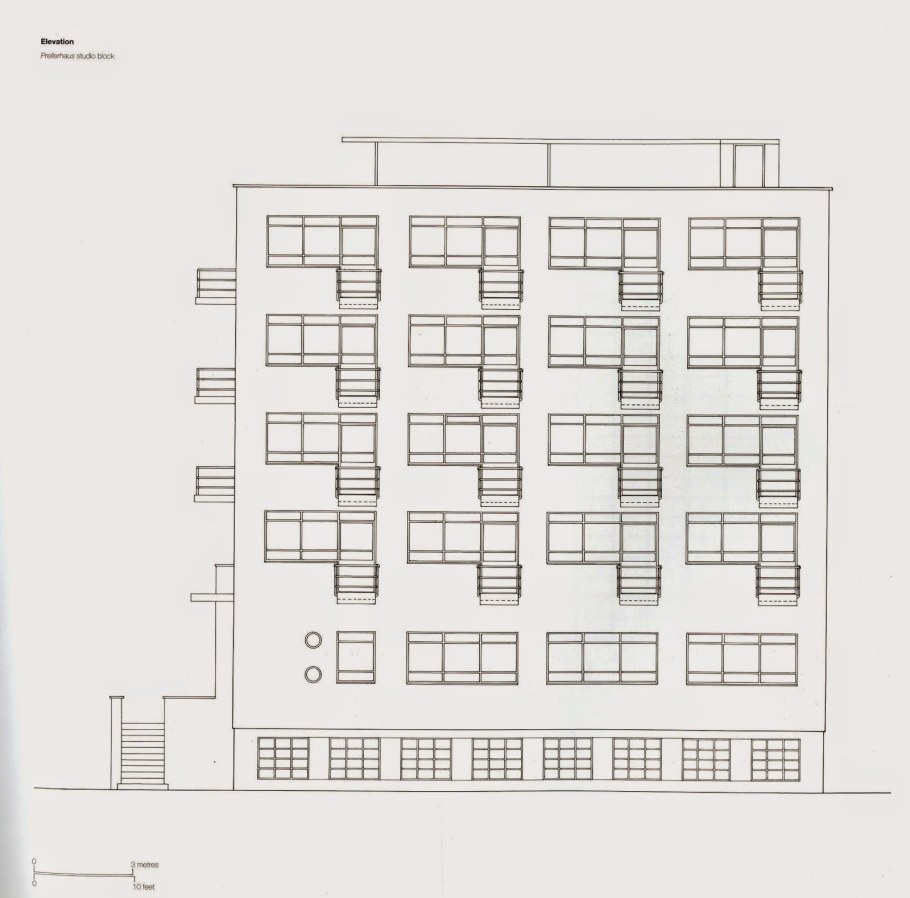 Вальтер Гропиус архитектура Баухауз план