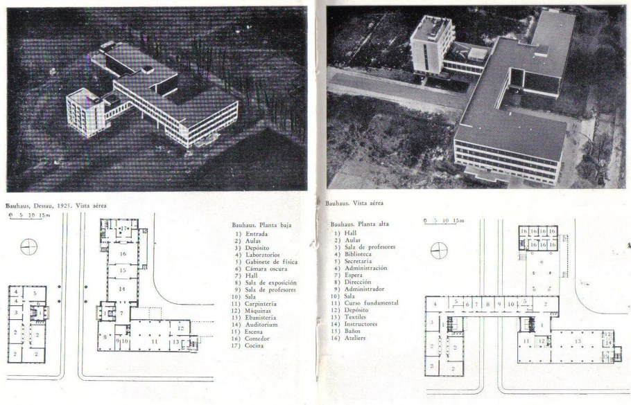 Вальтер Гропиус архитектура Баухауз план